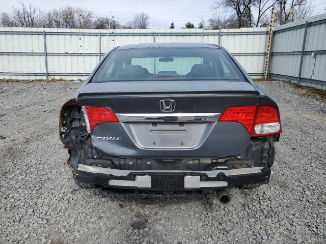 2HGFA1F68BH528135 - 2011 HONDA CIVIC LX-S رمادي صورة 6