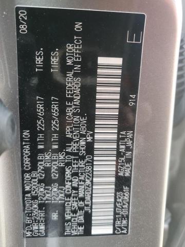 JTJDARDZ3M2238170 - 2021 LEXUS NX 300 BASE 银色 照片 13