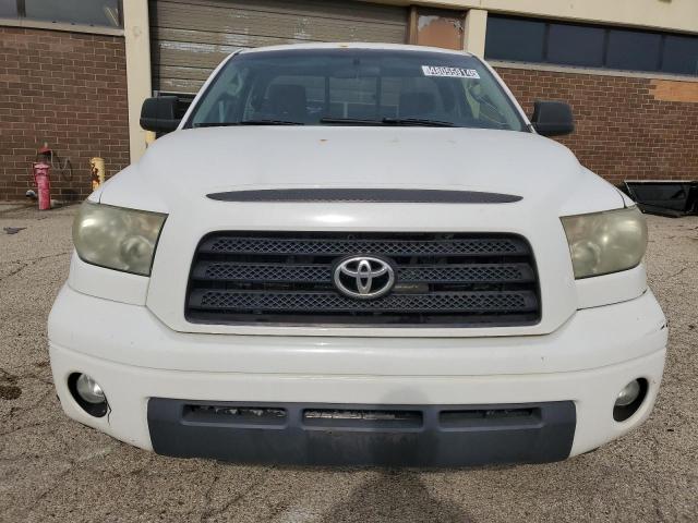 5TFKT52197X001961 - 2007 TOYOTA TUNDRA WHITE photo 5