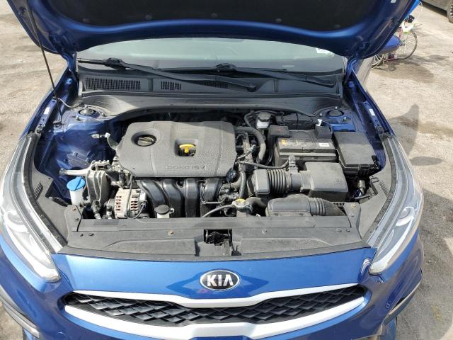 3KPF24AD4KE042646 - 2019 KIA FORTE FE BLUE photo 11