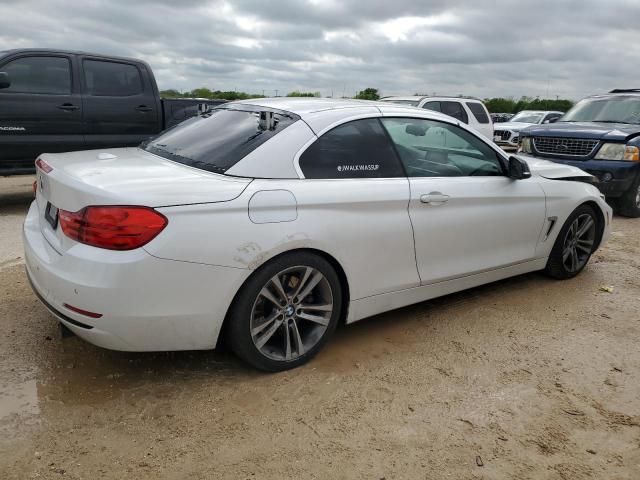 WBA3T3C59FP939514 - 2015 BMW 435 I WHITE photo 3