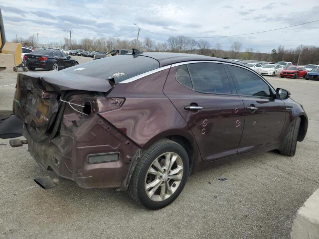 5XXGN4A79CG010953 - 2012 KIA OPTIMA EX BURGUNDY photo 3