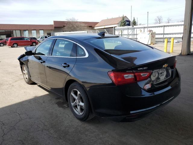 1G1ZC5ST0HF248169 - 2017 CHEVROLET MALIBU LS BLACK photo 2