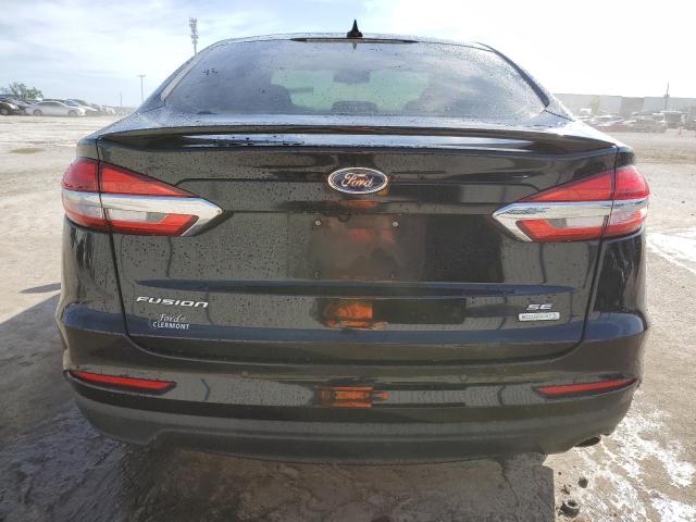 3FA6P0HD9LR139986 - 2020 FORD FUSION SE BLACK photo 6