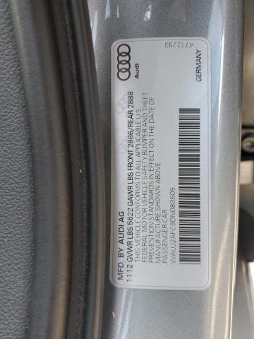 WAUJ2AFC9DN080605 - 2013 AUDI S6 GRAY photo 12