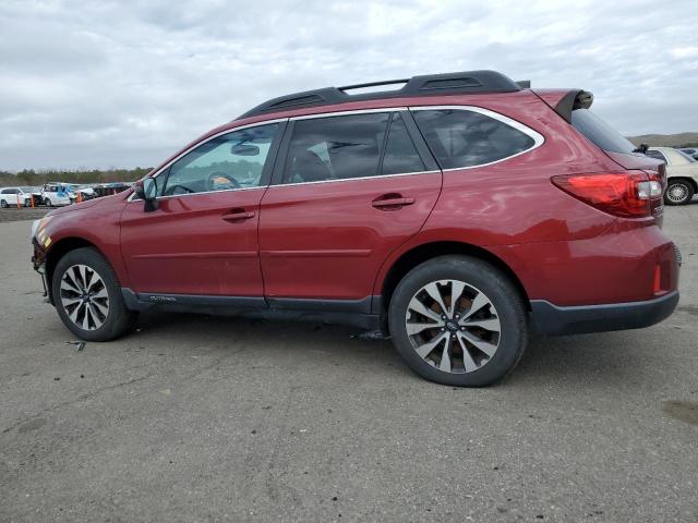 4S4BSAKC9H3383653 - 2017 SUBARU OUTBACK 2.5I LIMITED RED photo 2