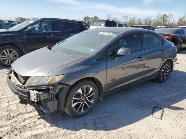 19XFB2F93DE028314 - 2013 HONDA CIVIC EXL ნაცრისფერი ფოტო 1