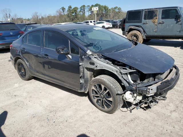 19XFB2F93DE028314 - 2013 HONDA CIVIC EXL ნაცრისფერი ფოტო 4