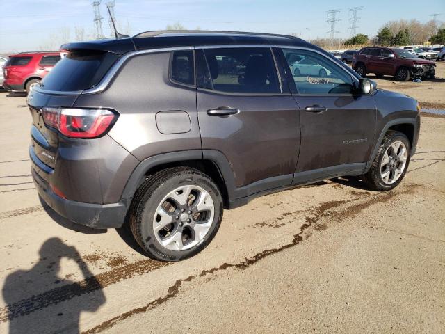 3C4NJDCB1JT399402 - 2018 JEEP COMPASS LIMITED GRAY photo 3