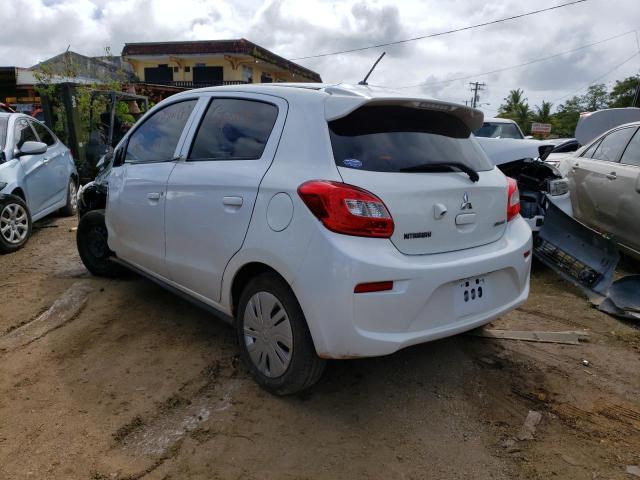 ML32A3HJ0KH005422 - 2019 MITSUBISHI MIRAGE ES WHITE photo 2