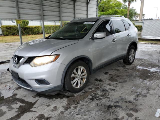 KNMAT2MV8FP510240 - 2015 NISSAN ROGUE S SILVER photo 1