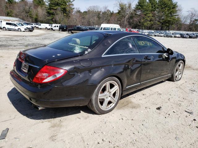 WDDEJ71X77A001731 - 2007 MERCEDES-BENZ CL 550 BLACK photo 3