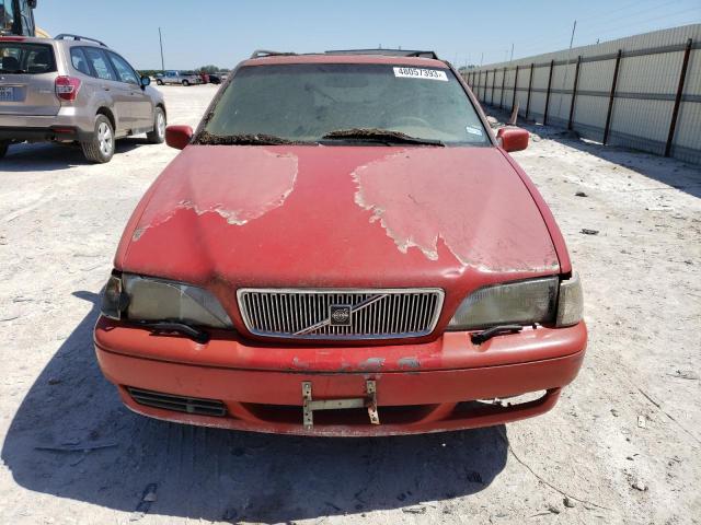 YV1LW5644W2410150 - 1998 VOLVO V70 GLT RED photo 5