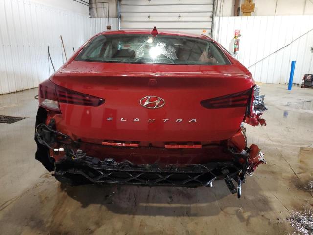 5NPD84LF5LH607584 - 2020 HYUNDAI ELANTRA SEL RED photo 6