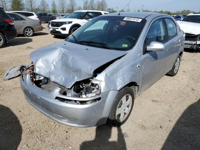 KL1TD56616B648784 - 2006 CHEVROLET AVEO BASE Gümüş foto 1