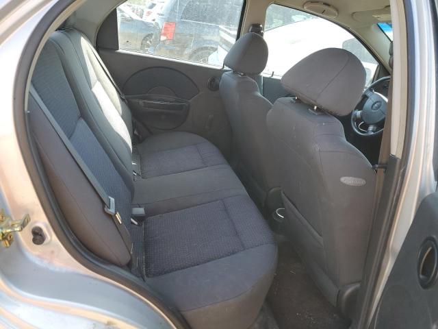 KL1TD56616B648784 - 2006 CHEVROLET AVEO BASE Gümüş foto 10
