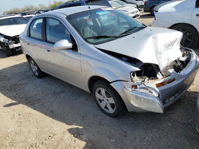 KL1TD56616B648784 - 2006 CHEVROLET AVEO BASE Gümüş foto 4