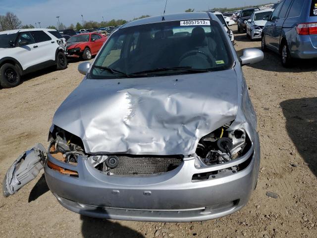 KL1TD56616B648784 - 2006 CHEVROLET AVEO BASE Gümüş foto 5