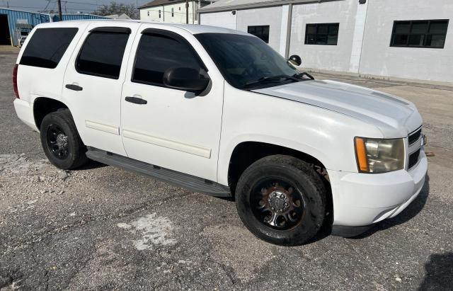 1GNMCAE03AR181431 - 2010 CHEVROLET TAHOE C1500  LS WHITE photo 1