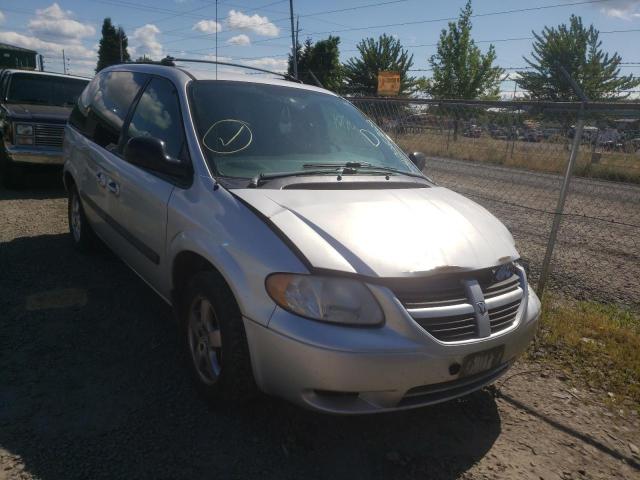 1D4GP45R85B182148 - 2005 DODGE CARAVAN SXT SILVER photo 1