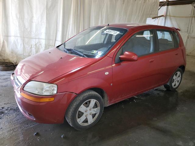 KL1TD66668B257588 - 2008 CHEVROLET AVEO BASE MAROON photo 1