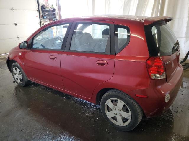 KL1TD66668B257588 - 2008 CHEVROLET AVEO BASE MAROON photo 2