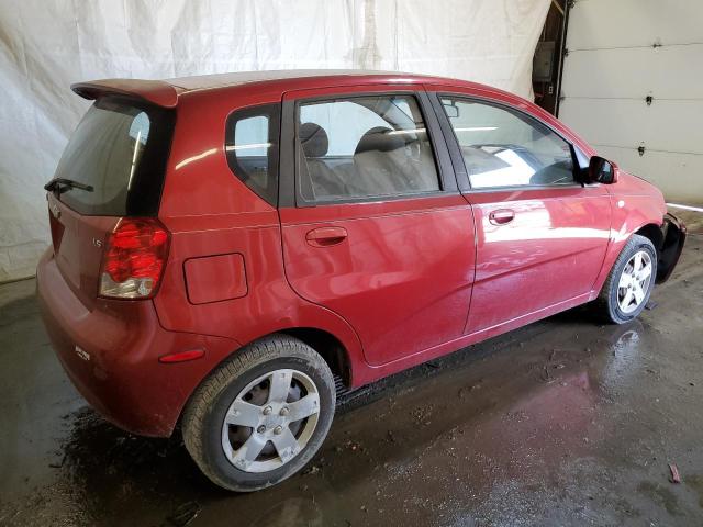 KL1TD66668B257588 - 2008 CHEVROLET AVEO BASE MAROON photo 3
