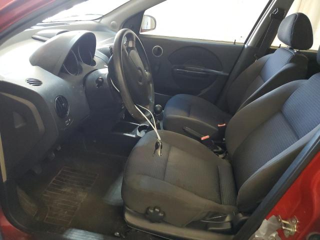 KL1TD66668B257588 - 2008 CHEVROLET AVEO BASE MAROON photo 7