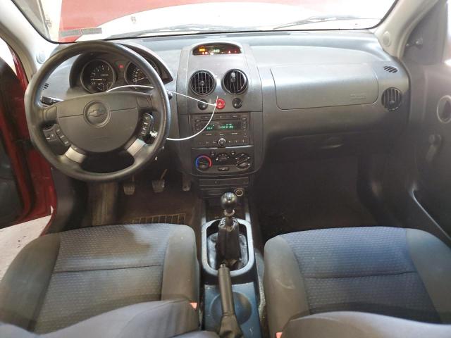 KL1TD66668B257588 - 2008 CHEVROLET AVEO BASE MAROON photo 8