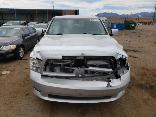 1C6RD7HT5CS319784 - 2012 DODGE RAM 1500 SPORT SILVER photo 5