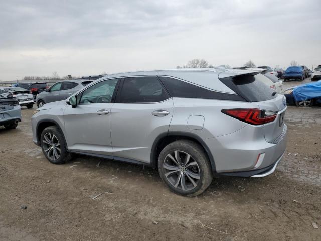 JTJDZKCA9J2012884 - 2018 LEXUS RX 350 L SILVER photo 2