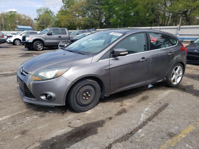 1FADP3N28EL387479 - 2014 FORD FOCUS TITANIUM GRAY photo 1