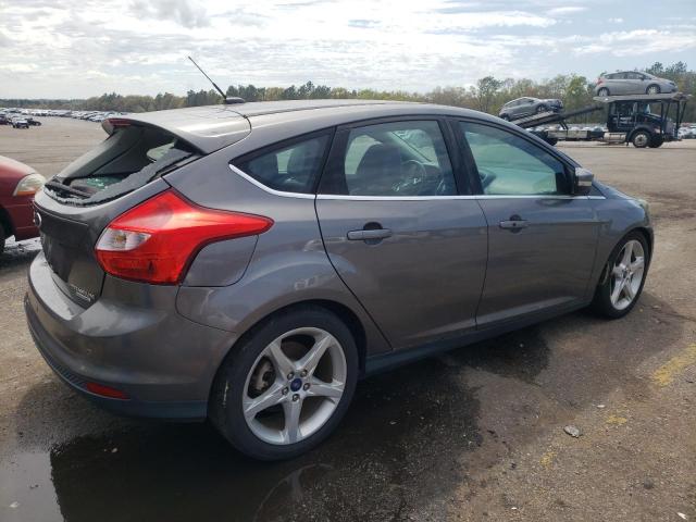 1FADP3N28EL387479 - 2014 FORD FOCUS TITANIUM GRAY photo 3