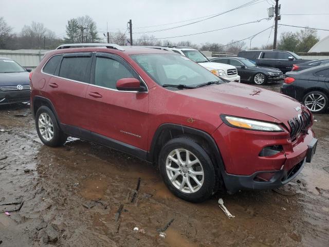 1C4PJMCB3EW156019 - 2014 JEEP CHEROKEE LATITUDE RED photo 4