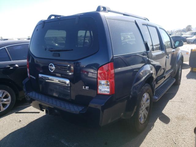 5N1AR18U37C640487 - 2007 NISSAN PATHFINDER LE 蓝色 照片 4