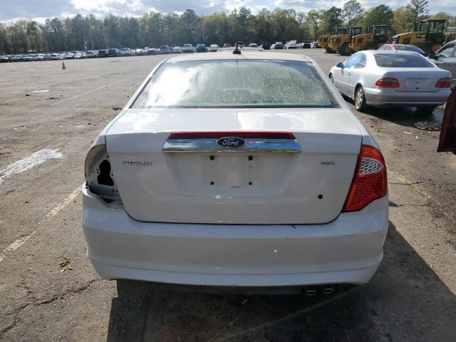 3FAHP0JA3BR201843 - 2011 FORD FUSION SEL WHITE photo 6