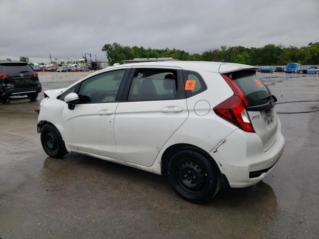 3HGGK5H43KM737319 - 2019 HONDA FIT LX WHITE photo 2