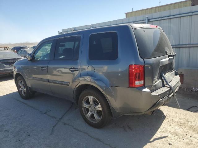 5FNYF4H56DB035545 - 2013 HONDA PILOT EXL GRAY photo 2