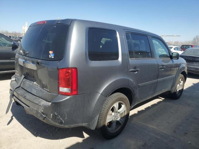 5FNYF4H56DB035545 - 2013 HONDA PILOT EXL GRAY photo 3
