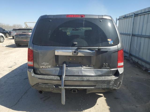 5FNYF4H56DB035545 - 2013 HONDA PILOT EXL GRAY photo 6
