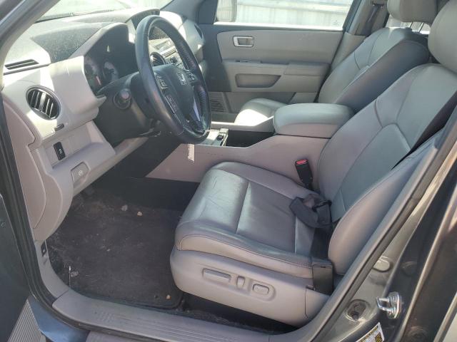 5FNYF4H56DB035545 - 2013 HONDA PILOT EXL GRAY photo 7