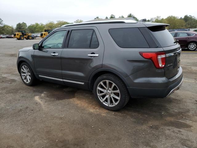 1FM5K7F89HGC27367 - 2017 FORD EXPLORER LIMITED GRAY photo 2