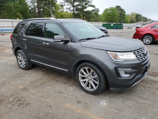 1FM5K7F89HGC27367 - 2017 FORD EXPLORER LIMITED GRAY photo 4