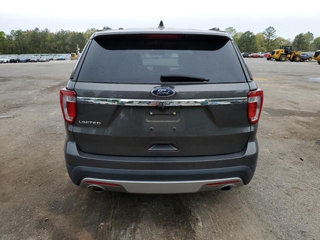 1FM5K7F89HGC27367 - 2017 FORD EXPLORER LIMITED GRAY photo 6