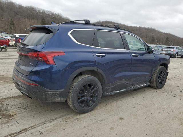 5NMS6DAJ2NH480264 - 2022 HYUNDAI SANTA FE SEL BLUE photo 3
