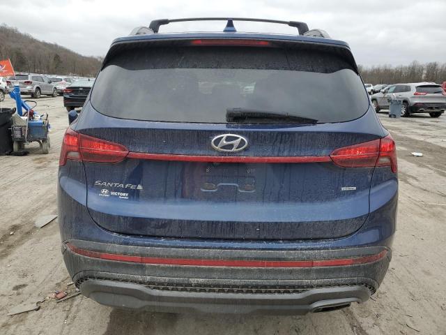 5NMS6DAJ2NH480264 - 2022 HYUNDAI SANTA FE SEL BLUE photo 6