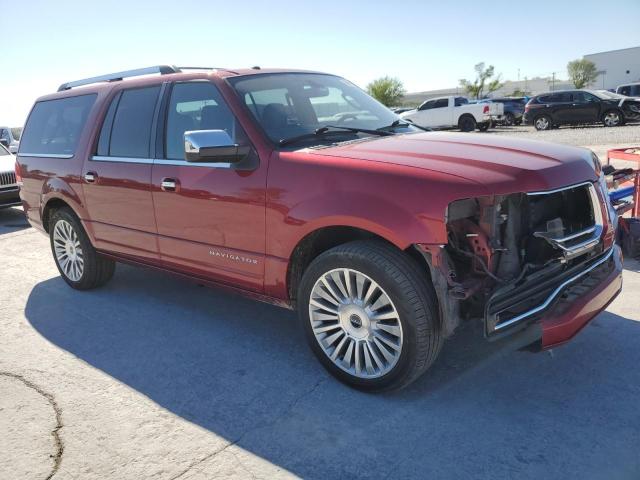 5LMJJ3HT0FEJ12805 - 2015 LINCOLN NAVIGATOR L RED photo 4