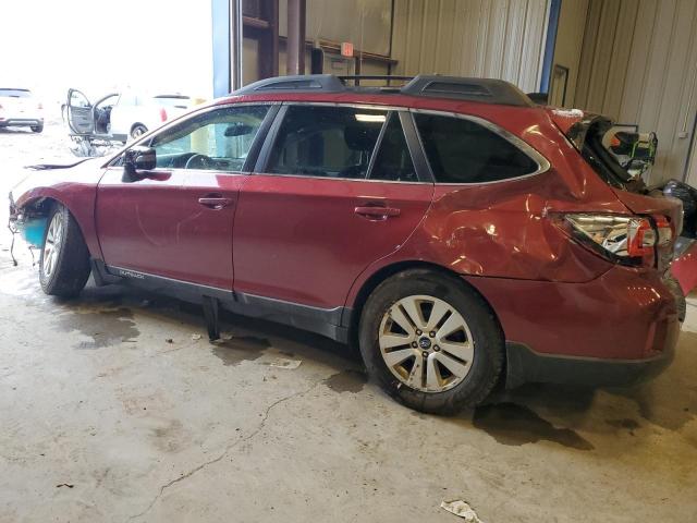 4S4BSBFC9G3302830 - 2016 SUBARU OUTBACK 2.5I PREMIUM MAROON photo 2