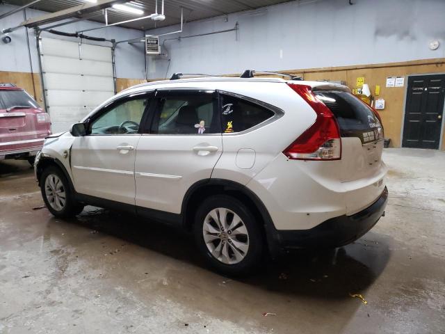 5J6RM3H78CL020878 - 2012 HONDA CR-V EXL WHITE photo 2