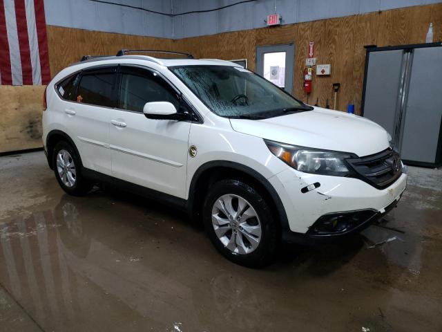 5J6RM3H78CL020878 - 2012 HONDA CR-V EXL WHITE photo 4